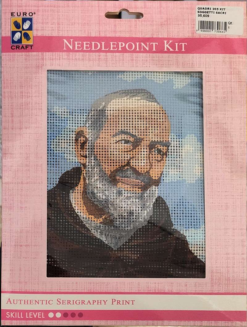 Needlepoint Kit-Padre Pio