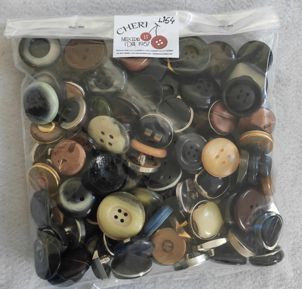 100 bottoni vintage anni 60 70 80