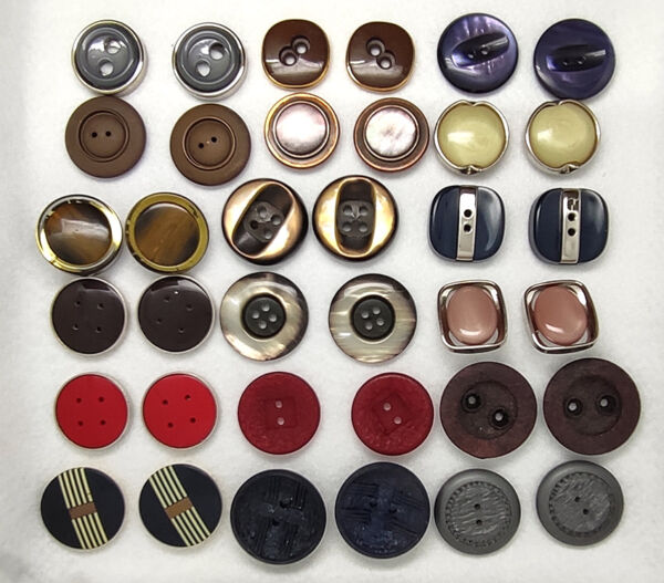50 coppie di bottoni vintage anni 60 70 80