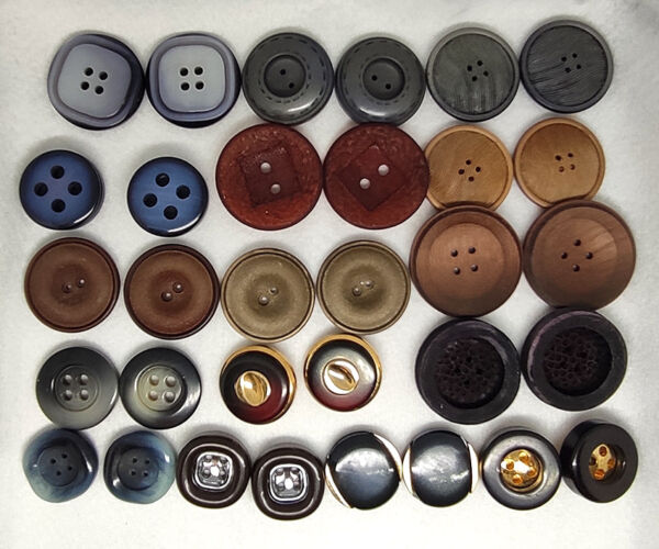 50 coppie di bottoni vintage anni 60 70 80