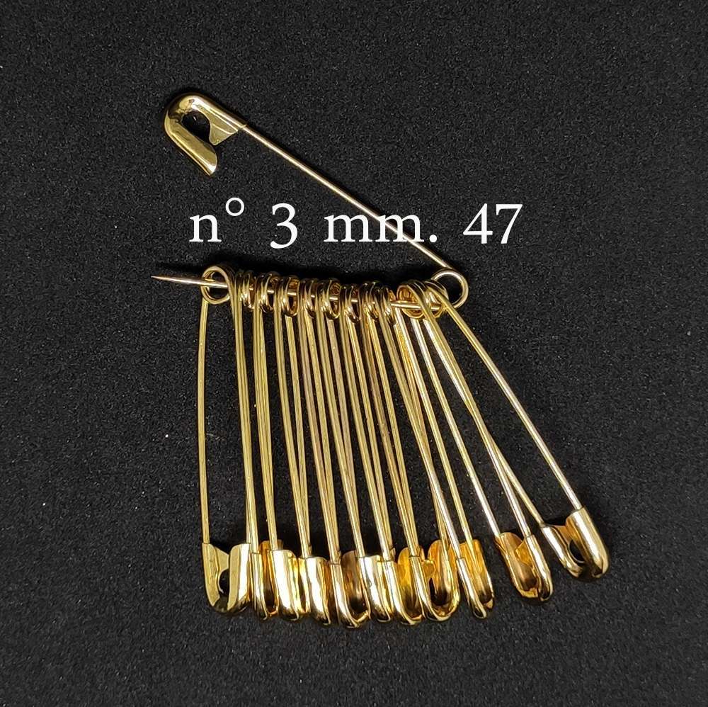 Spille Per Cucito SPILLE DA BALIA A FORMA DI PERA - 1000 Pezzi In Metallo Argentato 22 Mm - Per Cucito E Craft Accessori Cucito Creative